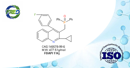 2-Cyclopropyl-3-[(diphenylphosphinyl)methyl]-4-(4-fluorophenyl)quinoline