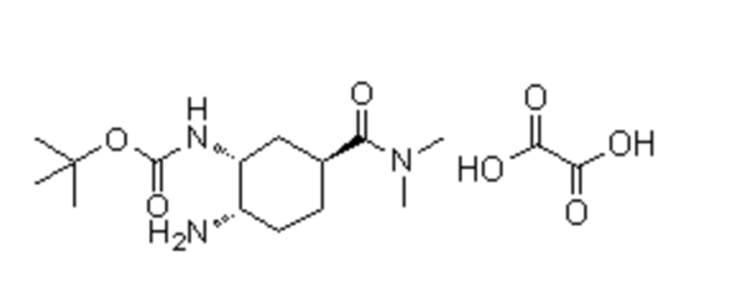 tert-Butyl [(1R,2S,5S)-2-amino-5-[(dimethylamino)carbonyl] cyclohexyl]carbamate oxalate