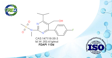 4-(4-Fluorophenyl)-6-isopropyl-2-[(N-methyl-n-methylsulfonyl)amino]pyrimidine-5-yl-methanol