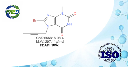 8-bromo-7-(but-2-ynyl)-3-methyl-1H-purine-2,6(3H,7H)-dione