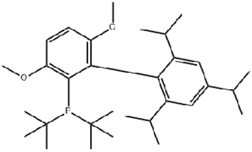 2-(Di-t-butylphosphino)-3,6-dimethoxy-2'-4'-6'-tri-i-propyl-1,1'-biphenyl, min. 98% t-butylBrettPhos