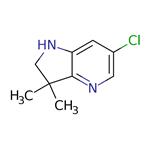 6-chloro-3,3-dimethyl-1H,2H,3H-pyrrolo[3,2-b]pyridine