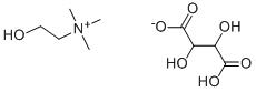 Choline bitartrate Structure