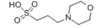 3-Morpholinopropanesulfonic acid Structure