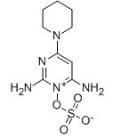 Minoxidil sulphate Structure