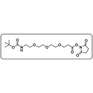 t-Boc-N-amido-PEG3-NHS ester