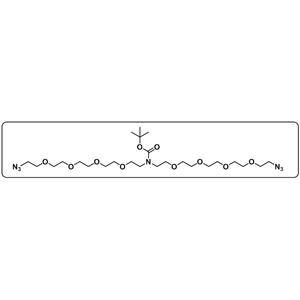 N-Boc-N-bis(PEG4-azide)