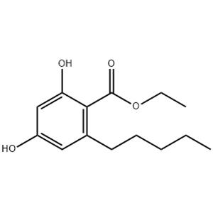 Ethyl 2,4-dihydroxy-6- pentylbenzoate