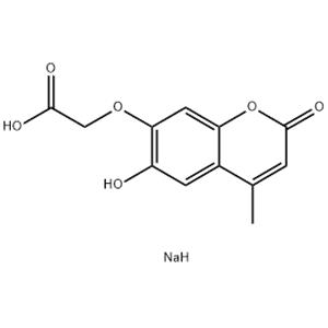 	sodium [(6-hydroxy-4-methyl-2-oxo-2H-1-benzopyran-7-yl)oxy]acetate