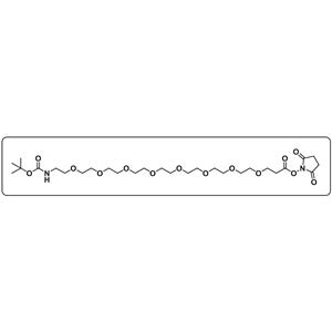 t-Boc-N-amido-PEG8-NHS ester