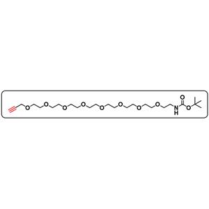 Propargyl-PEG8-NHBoc