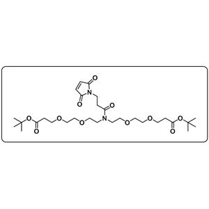 N-Mal-N-bis(PEG2-t-butyl ester)