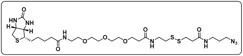 Biotin-PEG3-SS-azide