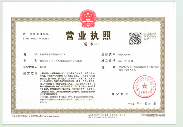 Certificate of accreditation