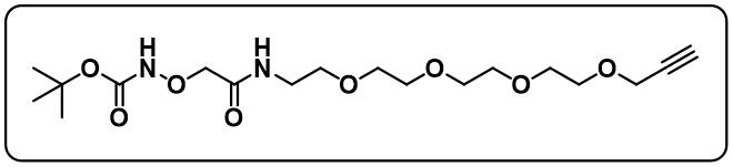 Boc-aminooxy-amide-PEG4-propargyl