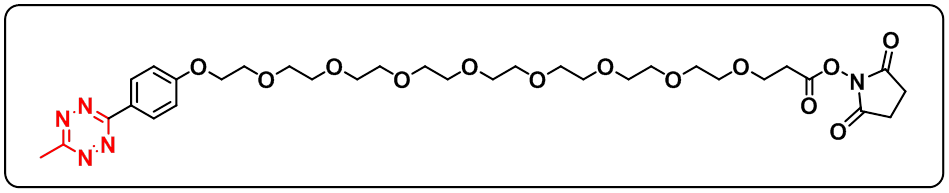 Methyltetrazine-PEG8-NHS ester