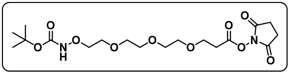 t-Boc-Aminooxy-PEG3-NHS ester