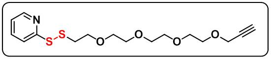 (2-pyridyldithio)-PEG4-propargyl