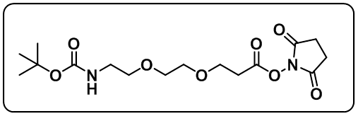 t-Boc-N-amido-PEG2-NHS ester