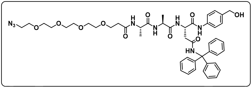 Azido-PEG4-Ala-Ala-Asn(Trt)-PAB