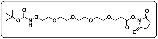 t-Boc-Aminooxy-PEG4-NHS ester