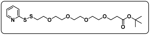 (2-pyridyldithio)-PEG4-t-Butyl ester