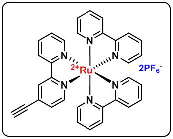 Ru(bpy)2(4-ethynyl-Py)(PF6)2