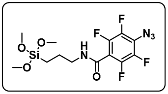 N-(3-Trimethoxysilylpropyl)-4-azido-2,3,5,6-tetrafluorobenzamide