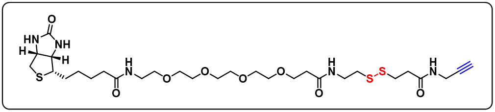 Biotin-PEG4-SS-Alkyne