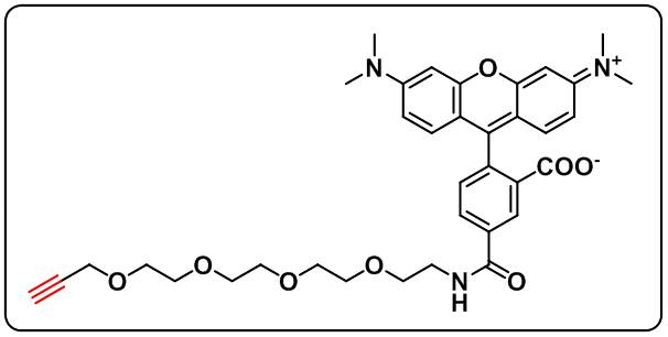 5-TAMRA-PEG4-Alkyne