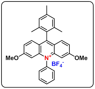 9-mesityl-3,6-dimethoxy-10-phenylacridin-10-ium tetrafluoroborate