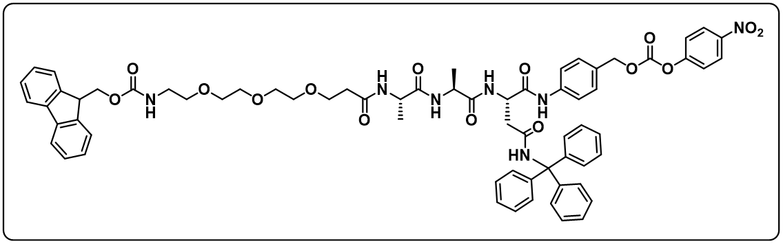 Fmoc-PEG3-Ala-Ala-Asn(Trt)-PAB-PNP