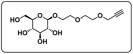 Propargyl-PEG2-beta-D-glucose