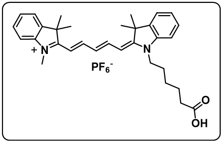 Cyanine5 carboxylic acid (PF6)