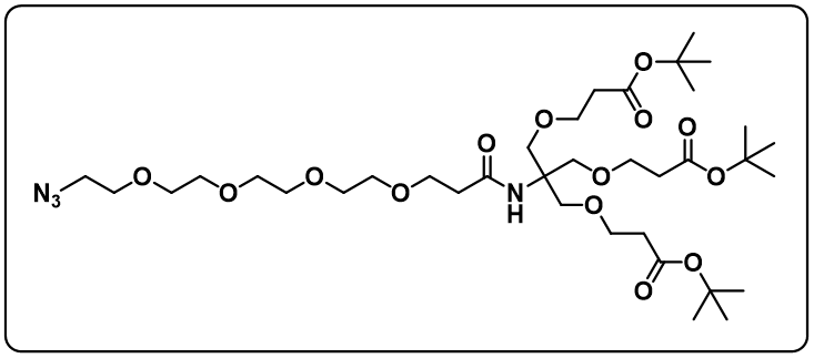 Azido-PEG4-Amido-tri-(tbutoxycarbonylethoxymethyl)-methane