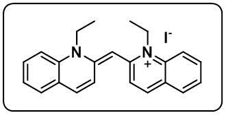 Quinolinium；1-ethyl-2-[(1-ethyl-2(1H)-quinolinylidene)methyl]-, iodide