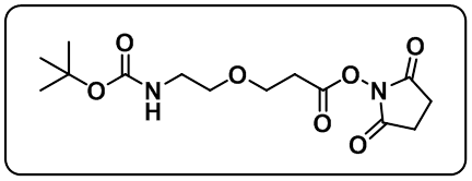 t-Boc-N-amido-PEG1-NHS ester