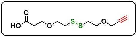 Propargyl-PEG1-SS-PEG1-acid