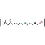 Propargyl-PEG1-SS-PEG1-t-butyl ester