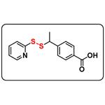 4-(1-(pyridin-2-yldisulfaneyl)ethyl)benzoic acid