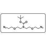 N-Boc-N-bis(PEG1-azide)