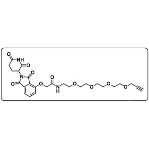 Thalidomide-O-amido-PEG4-Propargyl