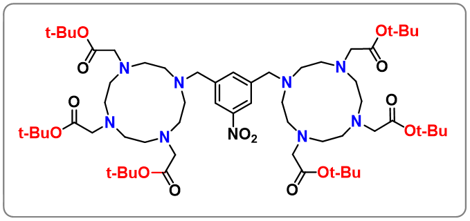 1,1',4,4',7,7'-Hexakis(1,1-dimethylethyl) 10,10'-[(5-nitro-1,3-phenylene)bis(methylene)]-Bis[DOTA-(COOt-Bu)3]