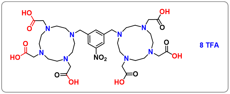 10,10'-[(5-Nitro-1,3-phenylene)bis(methylene)]-(DOTA)2 (TFA salt)