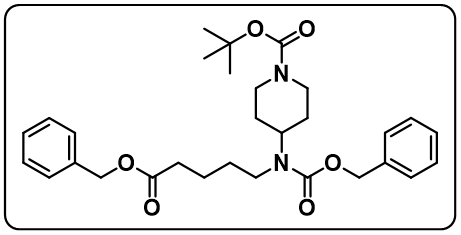 4-[[5-Oxo-5-(phenylmethoxy)pentyl][(phenylmethoxy)carbonyl]amino]-1-piperidinecarboxylic Acid t-Butyl Ester