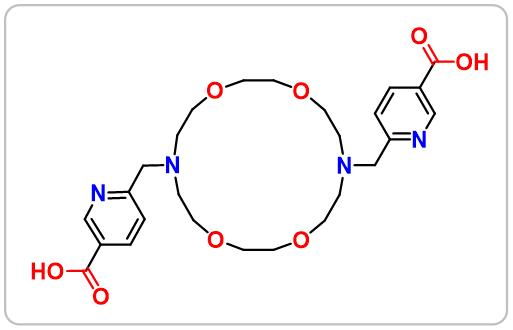 6,6'-((1,4,10,13-Tetraoxa-7,16-diazacyclooctadecane-7,16-diyl)bis(methylene))dipicolinic acid