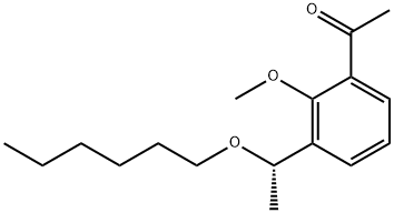 Ethanone, 1-[3-[(1S)-1-(hexyloxy)ethyl]-2-methoxyphenyl]-