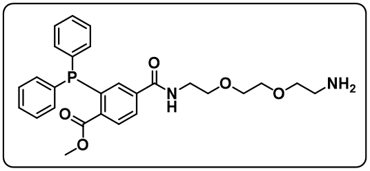 Methyl 4-((2-(2-(2-aminoethoxy)ethoxy)ethyl)carbamoyl)-2-(diphenylphosphanyl)benzoate