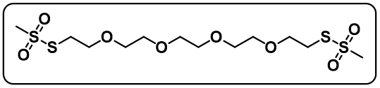 MTS-14-PEG4-MTS [3,6,9,12-Tetraoxatetradecane-1,14-diyl bismethanethiosulfonate]