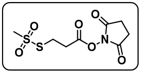 MTS-3-NHS [N-Succinimidyloxycarbonylethyl methanethiosulfonate]